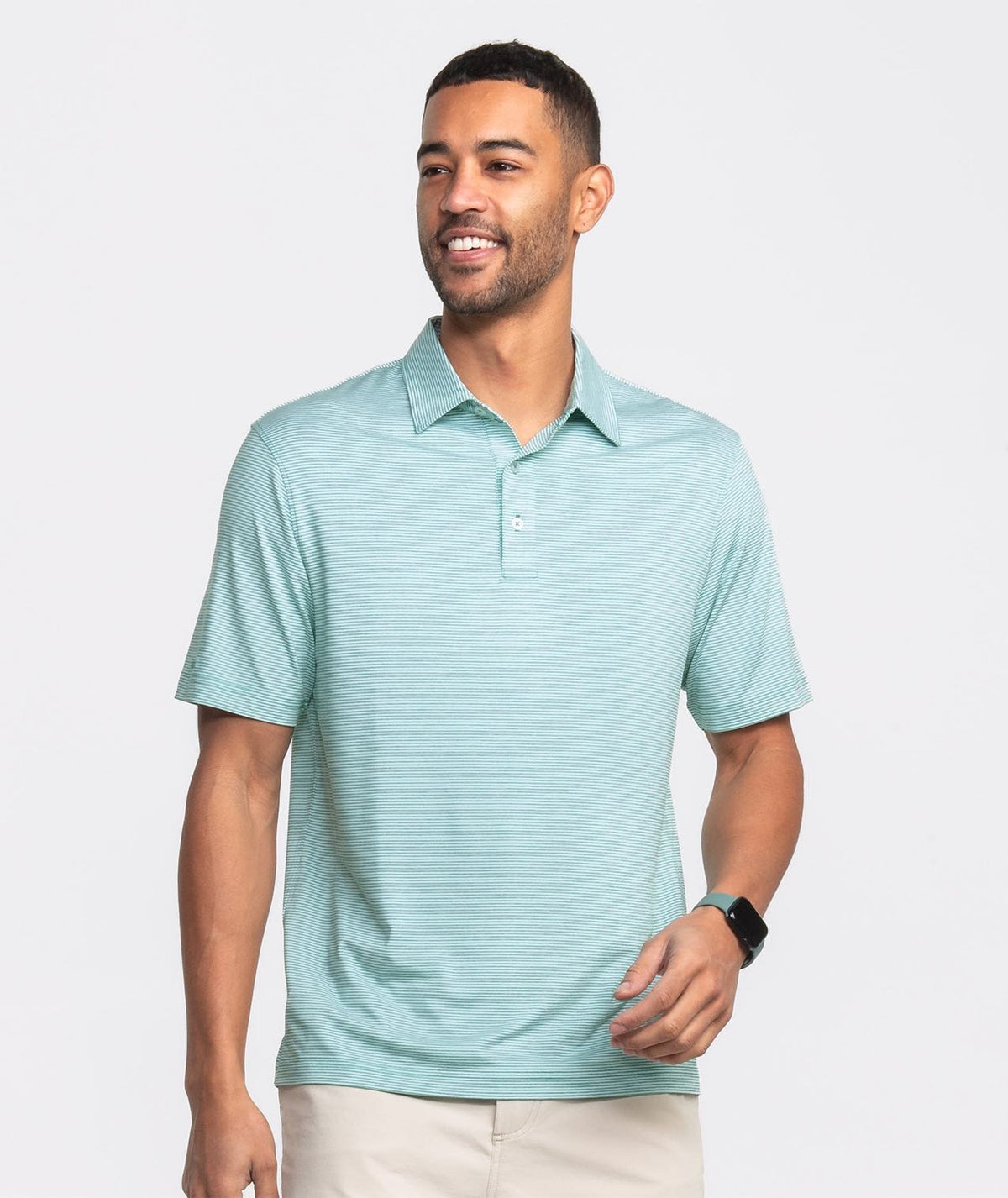 Heather Madison Stripe Polo
